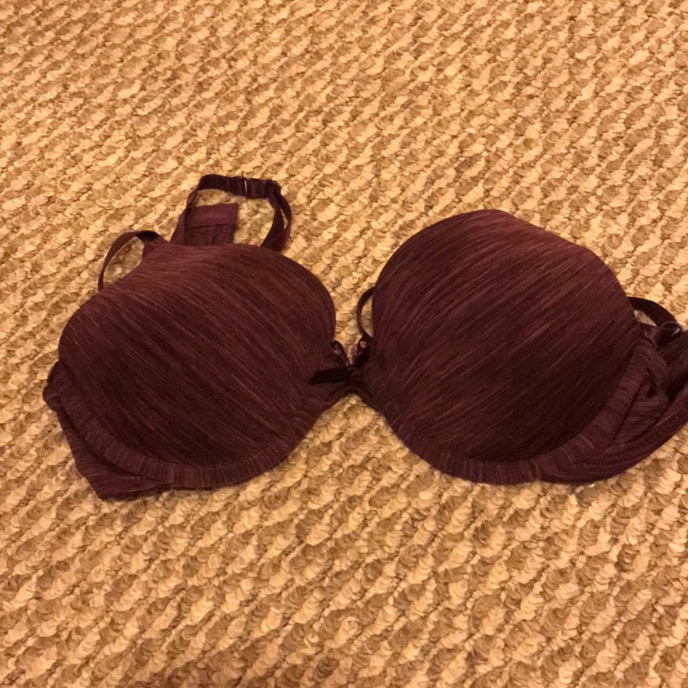 Purple bra!